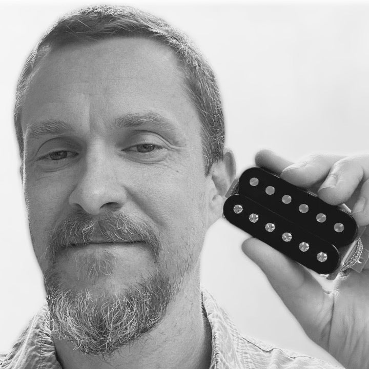 David Shepherd with a humbucker pickup