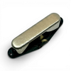 Brickhouse Toneworks aged vintage 1953 Telecaster neck pickup - relic nickel cover with black flatwork on white background