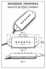 Dimensional drawings of the Brickhouse Toneworks Dogear P-90